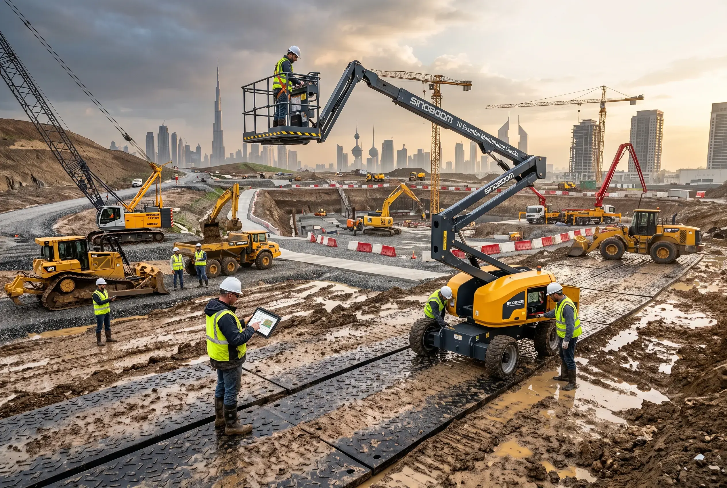 10 Essential Maintenance Checks for Sinoboom Boom Lifts