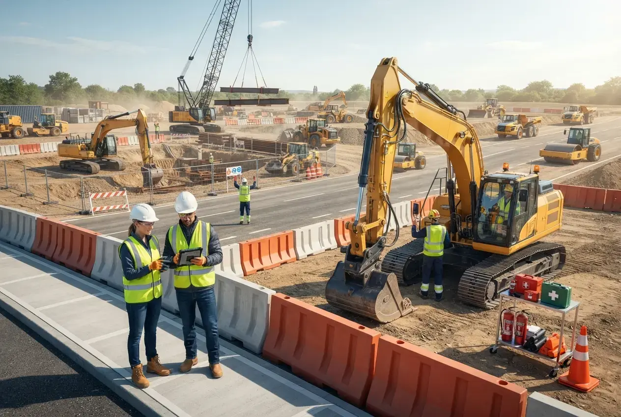 5 Tips for heavy construction machinery Safety on Site