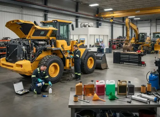 6 Wheel Loader Fluids You Must Check Regularly