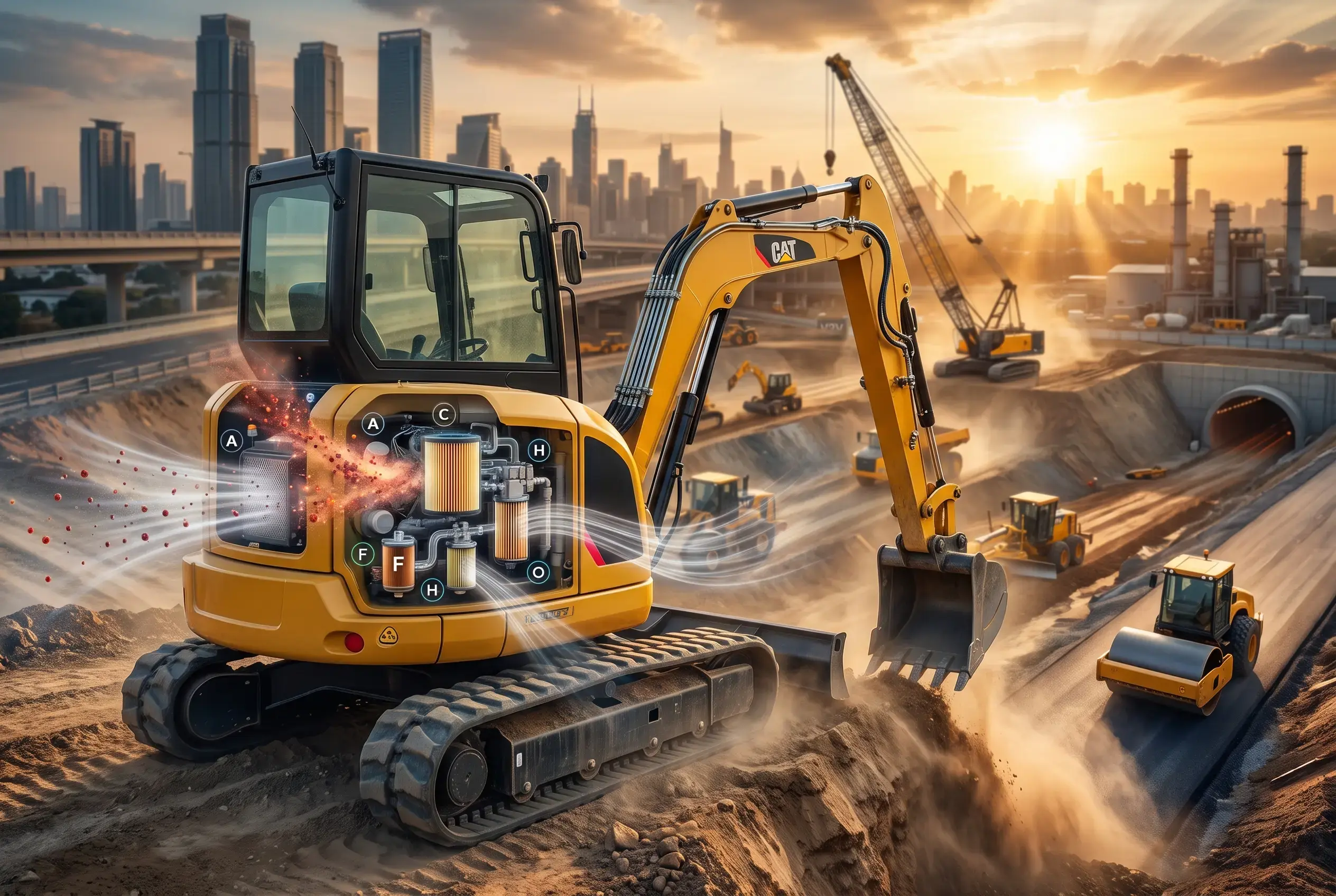 Boost Mini Excavator Efficiency with Reliable Filtration Systems