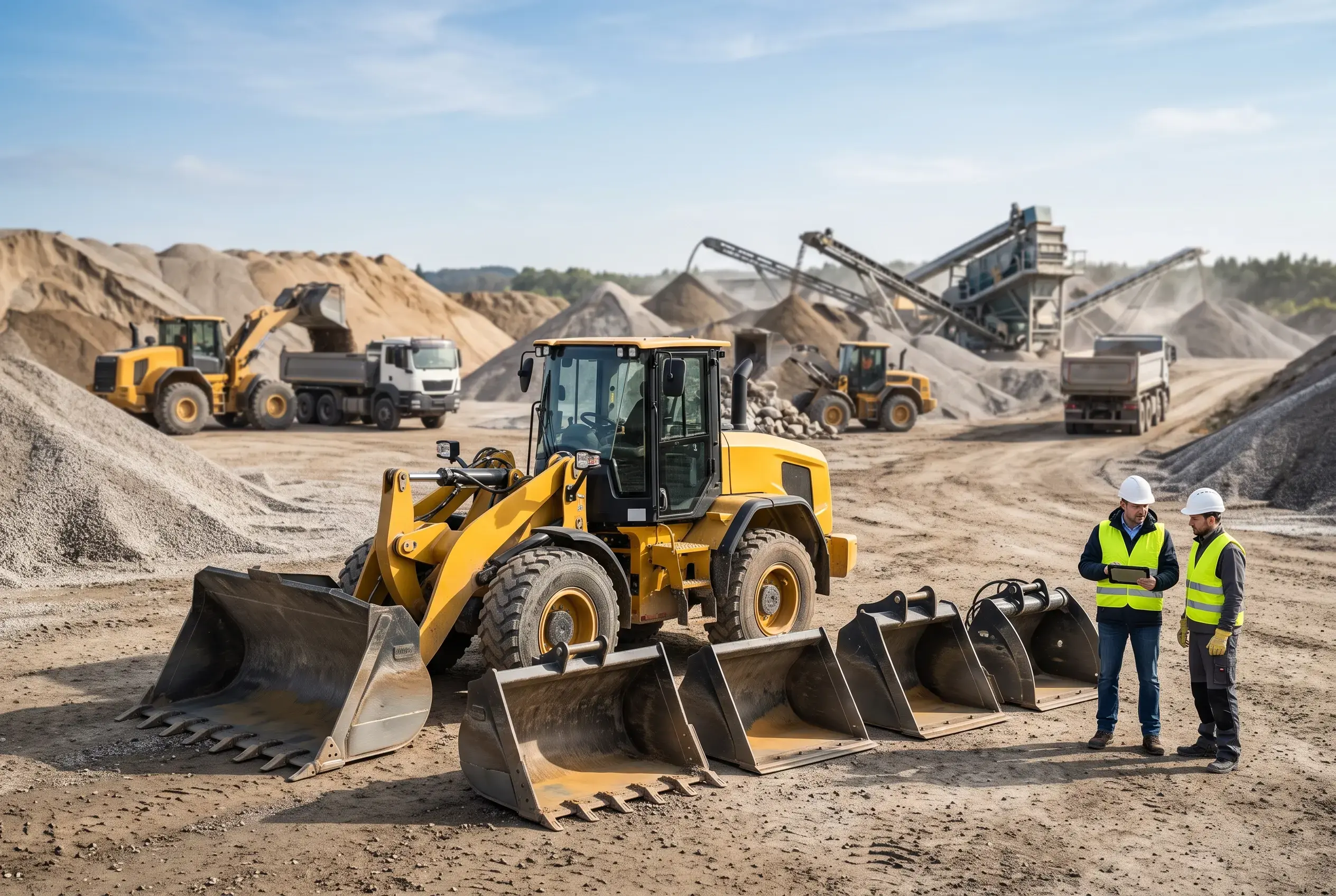 Choose the Right Bucket for Your Wheel Loader