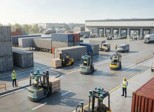 Forklifts in Automated Yards: Where Automation Meets Reality