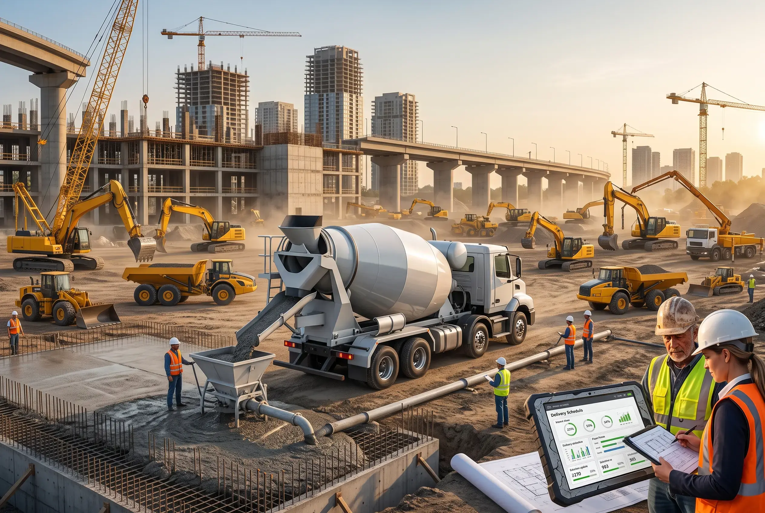 The World’s Top Truck Mixer Manufacturers and Construction Equipment