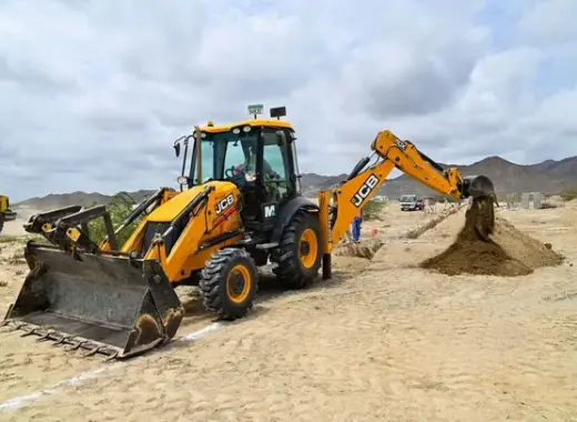 Backhoe Loader, Dig depth 5 meters