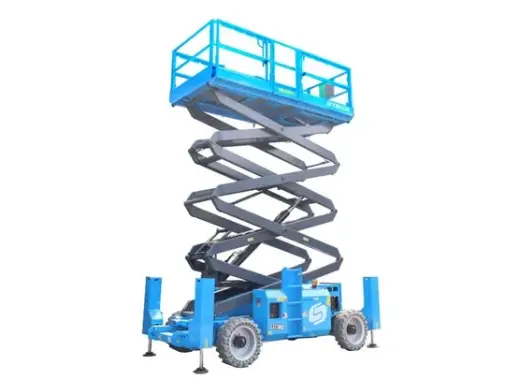 Diesel Rough Terrain Scissor Lifts 15 to 18 meter