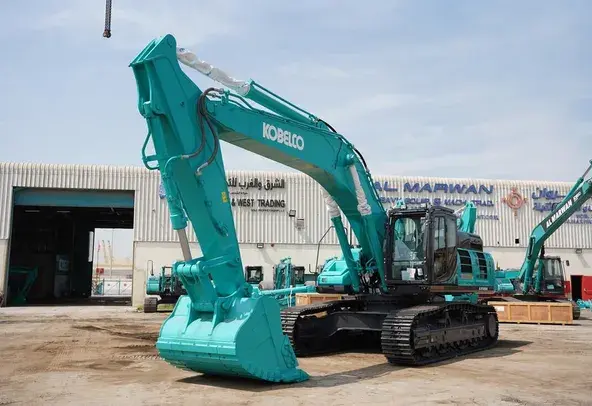 Large Excavators, 50 ton, Standard Boom