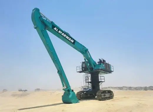 Large Excavators, 80 ton, High Bed, 22 meters Boom