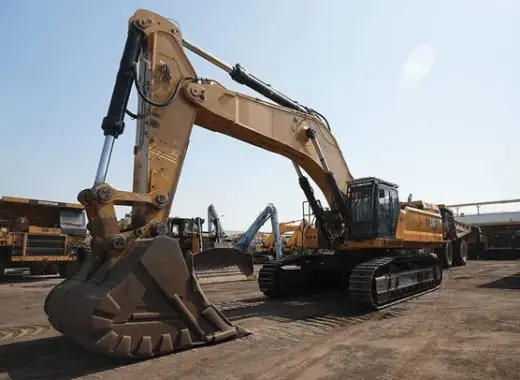 Large Excavators, 95 ton, Standard Boom