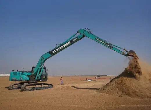 Medium Excavators, 22 ton, Long Boom 14-meters