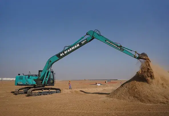 Medium Excavators, 22 ton, Long Boom 14-meters