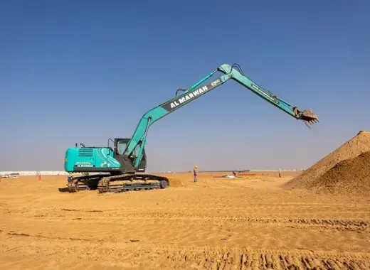 Medium Excavators, 22 ton, Long Boom 14-meters